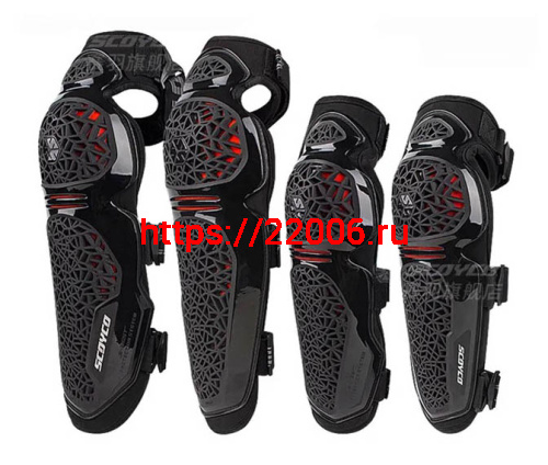 Наколенники+налокотники SCOYCO К30H30 черные, размер S