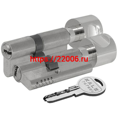 Цилиндровый механизм Kale kilit (Кале килит) с вертушкой 164 OBS SCE/62 (26+10+26) mm никель 5 кл. фото 3 Цилиндровый механизм Kale kilit (Кале килит) с вертушкой 164 OBS SCE/62 (26+10+26) mm никель 5 кл. фото 3