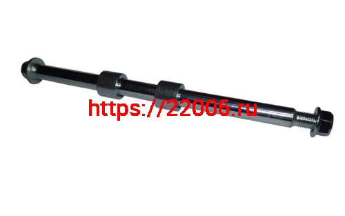 Ось заднего колеса (М14, D-17мм, 300мм) HIRO 250 в сборе со втулкой и гайкой (T2BB020400A00100) Ось заднего колеса (М14, D-17мм, 300мм) HIRO 250 в сборе со втулкой и гайкой (T2BB020400A00100)