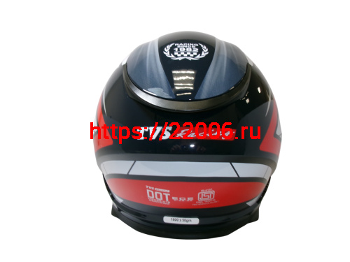 Шлем TVS RACING (Индия) STREET D/V NAVY BLUE RED размер L, + пинлок в комплекте, очки фото 3 Шлем TVS RACING (Индия) STREET D/V NAVY BLUE RED размер L, + пинлок в комплекте, очки фото 3