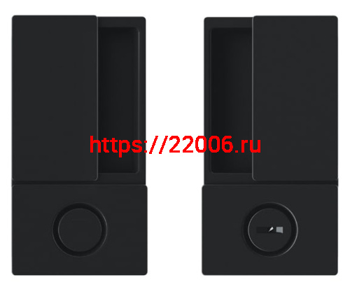 B30002.00.93 AGB (АГБ) Ручка WAVE под WC (черный), для распашных дверей B30002.00.93 AGB (АГБ) Ручка WAVE под WC (черный), для распашных дверей