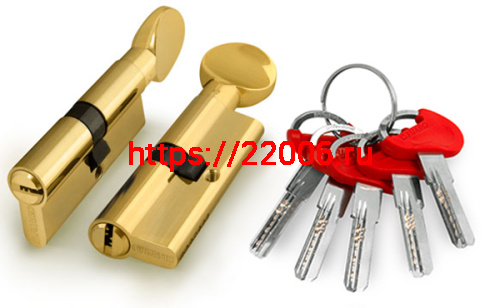 Цилиндровый Fuaro (Фуаро) механизм (D-PRO502/70) D-PRO5002Knob70(30+10+30) PB латунь 5Key