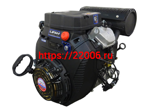 Двигатель LIFAN 29 л.с. 2V80F-А с катушкой освещения РУЧ+ЭЛЕК 2 карб. 12В 20А 240Вт вал 25 мм фото 2 Двигатель LIFAN 29 л.с. 2V80F-А с катушкой освещения РУЧ+ЭЛЕК 2 карб. 12В 20А 240Вт вал 25 мм фото 2
