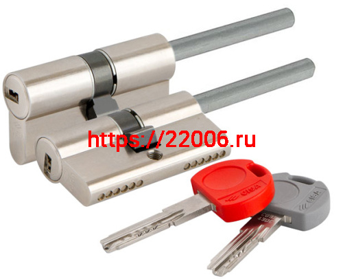 Цилиндровый механизм Cisa (Чиза) под вертушку (дл. шток) ASIX PRO OE307-12.12 (70 мм/35+10+25), НИКЕЛЬ Цилиндровый механизм Cisa (Чиза) под вертушку (дл. шток) ASIX PRO OE307-12.12 (70 мм/35+10+25), НИКЕЛЬ