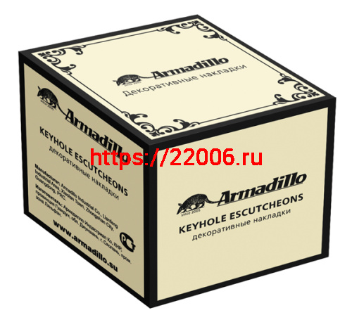 Накладка Armadillo (Армадилло) NORMAL PS/CL-AS-9 Античное серебро 2 шт. фото 2