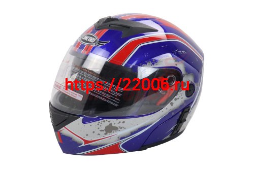 Шлем модуляр CONCORD FL-103 синий "S,M,L,XL,XXL"