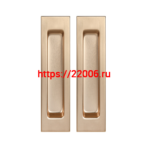 Ручка Punto (Пунто) для раздвижных дверей SH.SLQ152.010 (Soft LINE SLQ-010) SSG сатин.золото Ручка Punto (Пунто) для раздвижных дверей SH.SLQ152.010 (Soft LINE SLQ-010) SSG сатин.золото