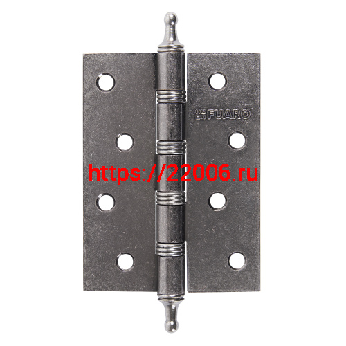Петля Fuaro (Фуаро) универсальная IN4400U/A OS (4BB/A 100x75x2,5) античное серебро Петля Fuaro (Фуаро) универсальная IN4400U/A OS (4BB/A 100x75x2,5) античное серебро