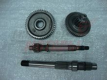 Шестерни редуктора в сб. с валами GY6-50-80 (длинный вал) (компл)