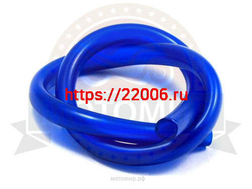 Бензошланг D6,0мм Иж, Буран синий ПВХ 6*1,2  (1 м) (бухта 10 м.) (НАБОР)