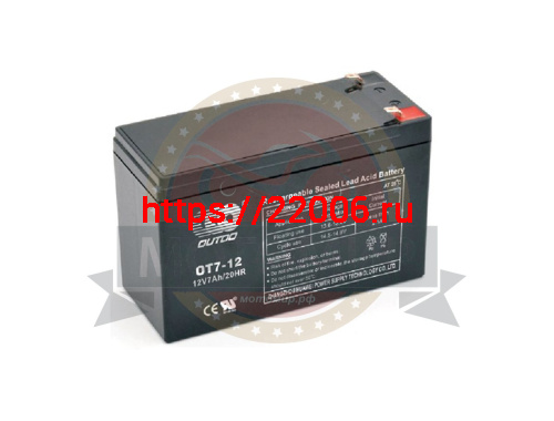 Аккумулятор 6В 4.5 А/ч, кислотный AGM OТ4,5-6, OUTDO (70х48х100х106по_клеммам) симметричная пол. Аккумулятор 6В 4.5 А/ч, кислотный AGM OТ4,5-6, OUTDO (70х48х100х106по_клеммам) симметричная пол.