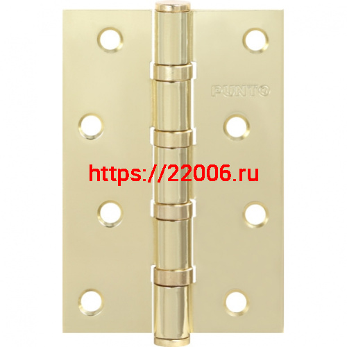 Петля Punto (Пунто) универсальная IN4100U-HD SB (4B/HD 100х70х2.5) мат.золото ПОДВЕС Петля Punto (Пунто) универсальная IN4100U-HD SB (4B/HD 100х70х2.5) мат.золото ПОДВЕС