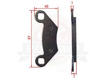 Колодки тормозные дисковые ATV POLARIS FА159 узкие