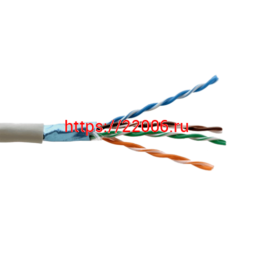 Кабель DIVISAT FTP 4PR 24AWG Cu CAT 5e. PVC (0.52) 305м. Кабель DIVISAT FTP 4PR 24AWG Cu CAT 5e. PVC (0.52) 305м.