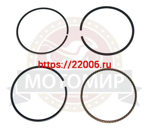 Кольца поршневые 4х такт. 56,50 мм CG125 (157FMI) (Хантер, Симплер, ATV) STD