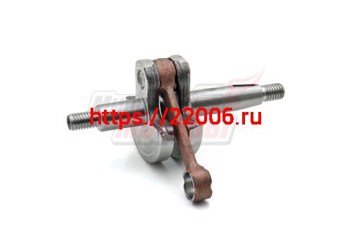 Коленвал мотокосы Caiman, Mitsubishi (TU26, TL26)(длина 101 мм)