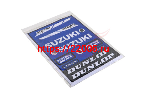 Наклейки: SUZUKI, SUZUKI MaxAir, DUNLOP (22х33) Наклейки: SUZUKI, SUZUKI MaxAir, DUNLOP (22х33)