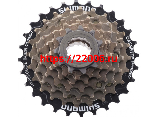 Кассета Shimano 7 ск.12-28Т CS-HG200, ACSHG2007228T Кассета Shimano 7 ск.12-28Т CS-HG200, ACSHG2007228T