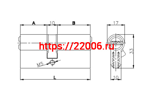 Цилиндровый Kale kilit (Кале килит) механизм 164 OBS SNE/80 (30+10+40) mm латунь 5 кл. фото 2 Цилиндровый Kale kilit (Кале килит) механизм 164 OBS SNE/80 (30+10+40) mm латунь 5 кл. фото 2