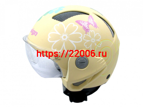 Мотошлем THH T-9 №2 matte cream/white (XS) Мотошлем THH T-9 №2 matte cream/white (XS)