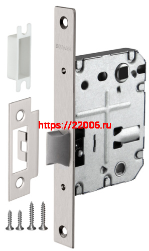Защелка Fuaro (Фуаро) врезная PLASTP72-50 (P72-50) SN мат.никель Защелка Fuaro (Фуаро) врезная PLASTP72-50 (P72-50) SN мат.никель