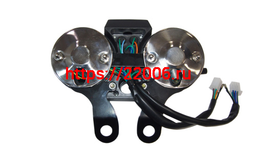 Щиток приборов №2 в сборе"Альфа" с эл.тахометром гнездо на 13(14) проводах фото 2