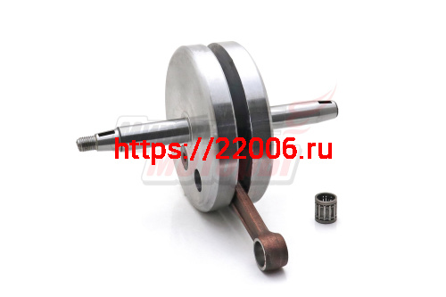 Коленвал Минск нов.обр. под мах.генератор (ТИП С: под 3 подш 204 + 2 длинные шейки)