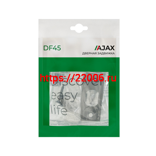 Задвижка Ajax (Аякс) врезная METDF-45 (DF-45) CP хром фото 3