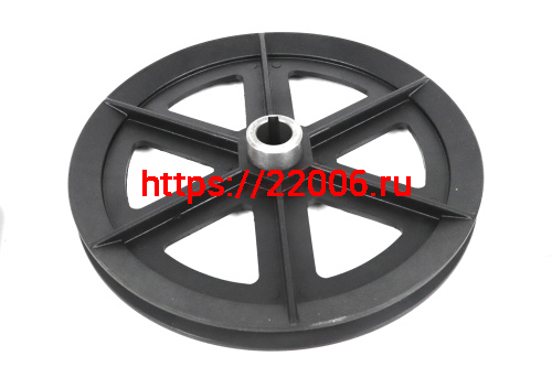 Шкив ведомый Нева МК-200 большой (редуктора) пластмассовый (005.65.0080-02)