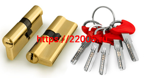 Цилиндровый Fuaro (Фуаро) механизм D-PRO500/70 mm (30+10+30) PB латунь 5 кл.