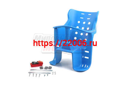 Седло-кресло детское на багажник (пластик с ремнями безопасности) Седло-кресло детское на багажник (пластик с ремнями безопасности)
